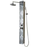 Badstuber Marseille glazen douchepaneel met massage