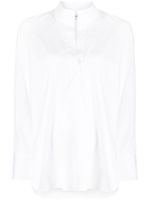 Vince blouse en coton à col v - Blanc