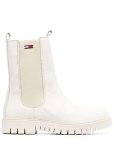 Tommy Jeans bottines chelsea en cuir - Tons neutres