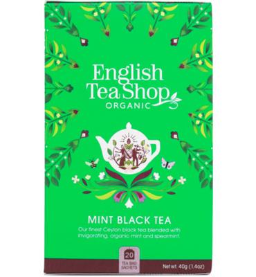 English Tea Shop English Tea Shop Mint Black Tea Bio (20bui)