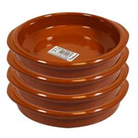 Set van 6x stuks tapas bakjes/schaaltjes Alicante met handvatten 16 cm