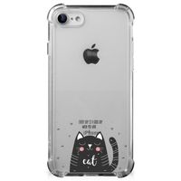 iPhone SE 2022/2020 | iPhone 8/7 Stevig Bumper Hoesje Cat Good Day - thumbnail