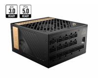 MSI MEG AI1300P PCIE5 power supply unit 1300 W 24-pin ATX ATX Zwart