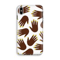 Hands dark: iPhone X Tough Case