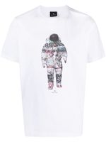 PS Paul Smith t-shirt en coton à imprimé Astronaut - Blanc