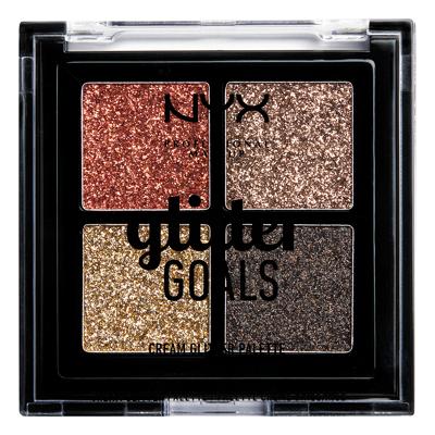 NYX Professional Makeup - Glitter Goals Cream Quad Palette - Galactica