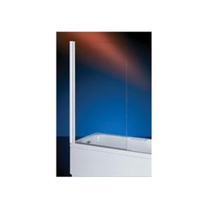 Plieger Royal badklapwand 6mm glas 68x140cm chroom profiel en helder glas ST1C6TC468PL