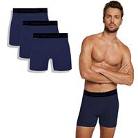 Bamboo Basics - Heren Perfect fit Boxershorts (3-pack) - Rico - Thermo - Zijdezacht en Hypoallergeen