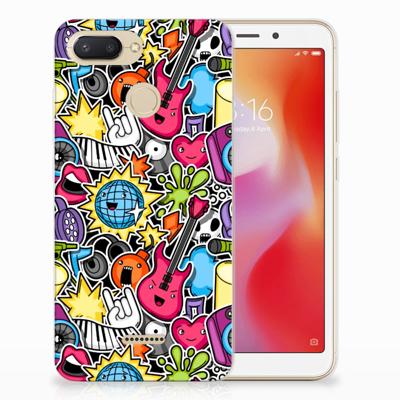 Xiaomi Redmi 6 Silicone Back Cover Punk Rock Xiaomi Redmi 6 Silicone Back Cover Punk Rock