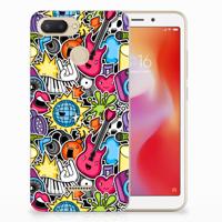Xiaomi Redmi 6 Silicone Back Cover Punk Rock