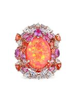 Anabela Chan bagues Coral Opal Ocean en or 18ct - Orange