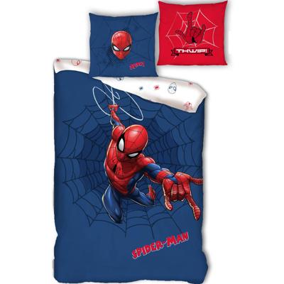 Spiderman Dekbedovertrek Web - Eenpersoons - 140 X 200 Cm - Katoen