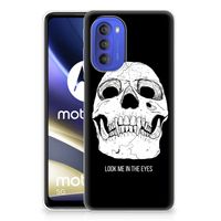 Silicone Back Case Motorola Moto G51 5G Skull Eyes - thumbnail