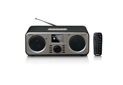 Lenco DAR-030 Radio DAB+, VHF (FM) Bluetooth Wekfunctie Zwart-grijs