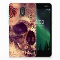 Silicone Back Case Nokia 2 Skullhead - thumbnail