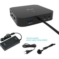 i-tec USB-C HDMI DP Docking Station with Power Delivery 100 W dockingstation