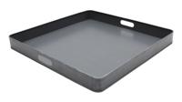 LABEL51 Dienblad, Metaal, 60 x 60 x 6cm, kleur Grijs