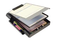 KLEMBORDKOFFER OIC 83357 MET OPBERGRUIMTE GRIJS/ZWART