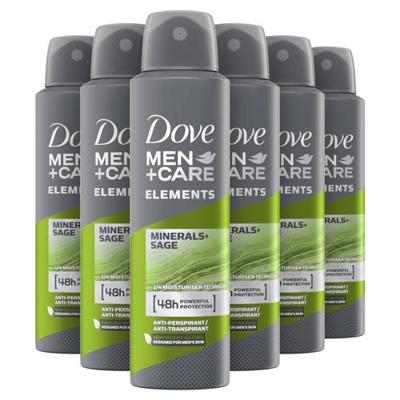 Dove Minerals + Sage anti-transpirant spray - 6 x 150 ml Dove Minerals + Sage anti-transpirant spray - 6 x 150 ml