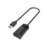 Hama 00200312 tussenstuk voor kabels USB Type-A USB Type-C Zwart