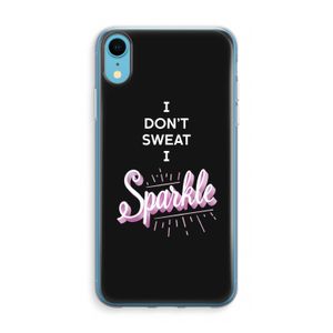 Sparkle quote: iPhone XR Transparant Hoesje