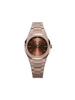 D1 Milano montre Ultra Thin 34 mm - Marron - thumbnail