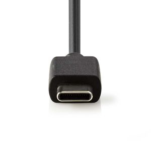 Nedis CCHAC300ABK Auto-oplader 3,0 A Vaste Kabel Usb-c Zwart