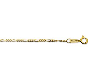 TFT Collier Geelgoud Figaro 1,6 mm 38 cm