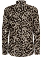 Dolce & Gabbana graphic-print cotton shirt - Noir