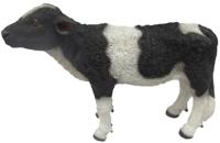 Esschert Design kalf staand 36 x 25,7 cm polyserin zwart/wit