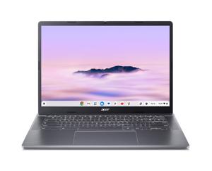 Acer Chromebook Plus 514 CBE574-1-R0S6 AMD Ryzen™ 5 7520C 35,6 cm (14") WUXGA 8 GB LPDDR5x-SDRAM 128 GB SSD Wi-Fi 6E (802.11ax) ChromeOS Grijs