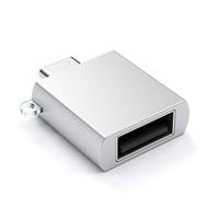 Satechi Aluminium Type-C Mannelijke naar USB 3.0 Vrouwelijke High-Speed Adapter Converter Connector voor 2016/2017 MacBook Pro, 2015/2016/2017 MacBook, Chromebook en andere USB-C apparaten (zilver)
