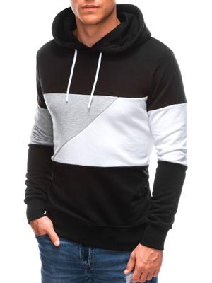 Herenhoodie B1445 - zwart, maat S