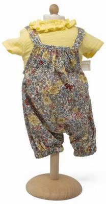 Toizz babypop jumpsuit meisjes 29/32 cm polyester geel Toizz babypop jumpsuit meisjes 29/32 cm polyester geel