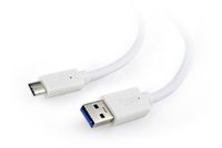 Gembird CCP-USB3-AMCM-W-0.5M USB-kabel 0,5 m USB A USB C Wit - thumbnail