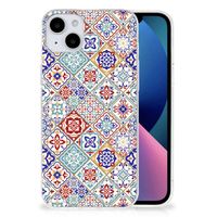 iPhone 15 Plus TPU Siliconen Hoesje Tiles Color