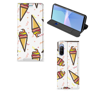 Sony Xperia 10 III Flip Style Cover Icecream