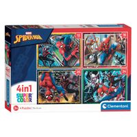 Clementoni Puzzels Spiderman, 4in1 - thumbnail