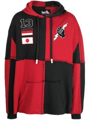 Haculla Hoodie met vlakken - Rood