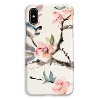 Japanse bloemen: iPhone XS Max Volledig Geprint Hoesje - thumbnail