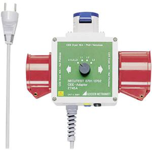 Gossen Metrawatt CEE-Adapter Meetadapter CEE-koppeling 16 A 3-polig, CEE-koppeling 16 A 5-polig, CEE-koppeling 32 A 5-polig - Randaarde stekker