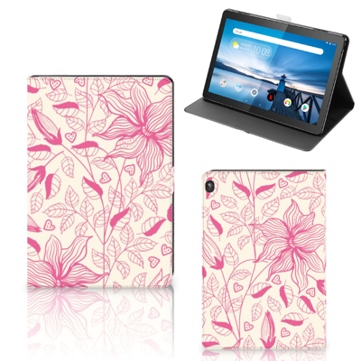 Lenovo Tablet M10 Tablet Cover Pink Flowers Lenovo Tablet M10 Tablet Cover Pink Flowers