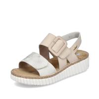 Rieker sandalen voor dames 69260, grootte:39, kleur:Ivoor