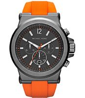 Horlogeband Michael Kors MK8296 Silicoon Oranje 28mm