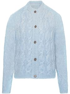 Maison Margiela cardigan en mohair mélangé - Bleu