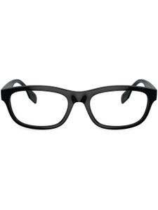 Burberry Eyewear lunettes de vue rectangulaires à logo - Noir