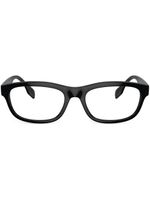 Burberry Eyewear lunettes de vue rectangulaires à logo - Noir