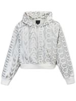 Marc Jacobs hoodie crop Monogram - Blanc