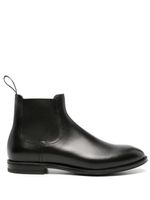 Henderson Baracco almond-toe leather ankle boots - Noir - thumbnail