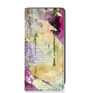 Bookcase Samsung Galaxy A41 Letter Painting